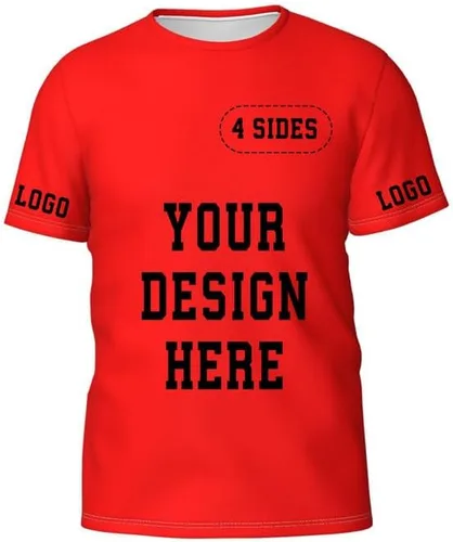 Vista 2 de Camisetas personalizadas para hombres, camisas personalizadas, diseña las tuyas
