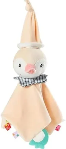 Vista 6 de Manta de seguridad de oso de peluche, suave y adorable para bebé, regalo para bebés recién nacidos para niños o niñas, manta de juguete cómoda
