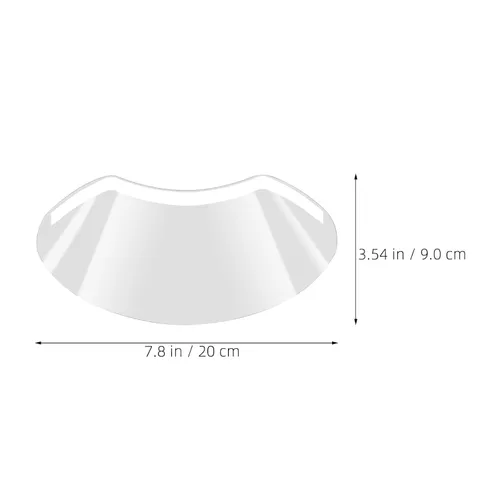 Vista 2 de 150pcs Plastic Face Shield, Non-slip Chemical Splash Barrier