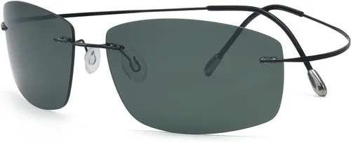 Vista 45 de Eyekepper Gafas de sol polarizadas con montura de titanio sin montura