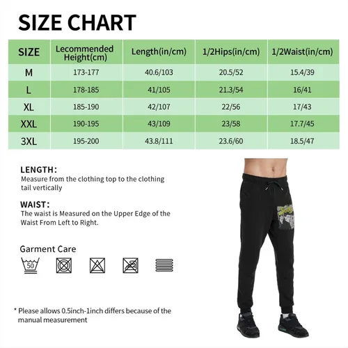 Vista 7 de Soda Stereo Soda Stereo Long Pants Mens Casual Workout Sweatpants Drawstring Waist Trousers