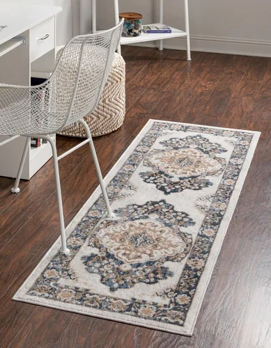 Vista 41 de Unique Loom Oxford Collection Alfombra de área Bodleian (2' x 3' 1", rectangular, beige/marfil)