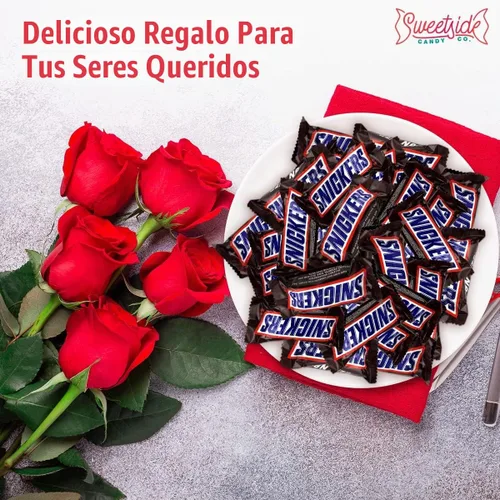 Vista 6 de SnickerCandy Bars - Bolsa de SnickersBarras de caramelo de Pascua de tamaño divertido, barras SnickersBars envueltas individualmente, dulces a