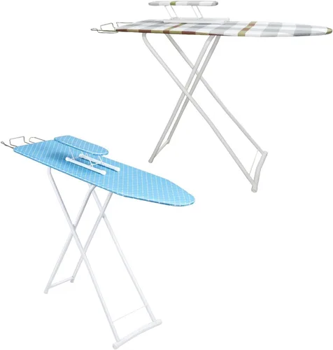 Vista 3 de Tabla de planchar, tabla de planchar de tamaño completo, tabla de planchar de escritorio de 42 pulgadas con soporte para plancha, altura ajustable