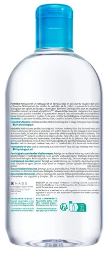Vista 2 de Bioderma - Agua micelar Hydrabio H2O - Limpiador facial y desmaquillante - Agua limpiadora micelar para pieles sensibles deshidratadas