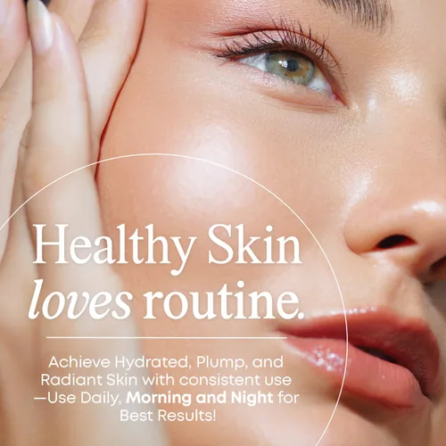 Vista 5 de Serenity Dew - Suero facial de oro de 24 quilates y colágeno, probado por dermatólogos, cuidado de la piel coreano antienvejecimiento, calma