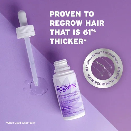 Vista 3 de Solución Rogaine para mujer, suministro para un mes