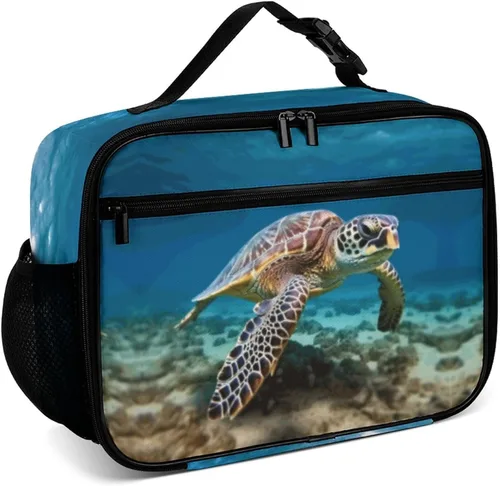 Vista 31 de Lonchera reutilizable con diseño a cuadros y negro y blanco con aislamiento, bolsa de almuerzo para comida y comida, bolsa de mano para mujeres