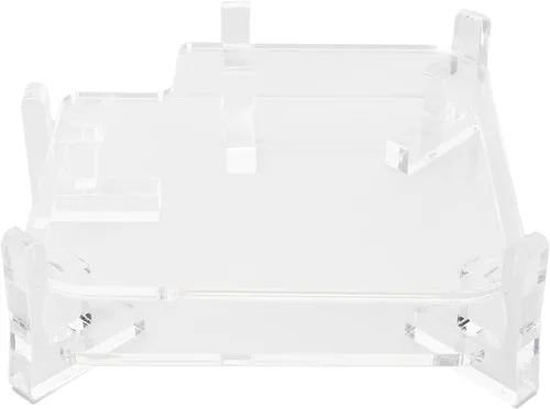 Vista 3 de Walfront Mini M4 Desktop Stand, Acrylic Construction, Optimized Ventilation, Non Slip Design for Mini M4 Pro 2024 Model, Ideal for Home and Office