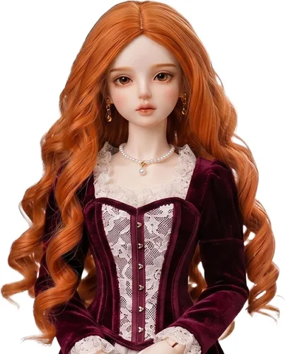 Vista 15 de Peluca larga recta de 8-9 pulgadas 1/3 BJD MSD DOD Pullip Dollfie peluca centro de separación DIY fabricación accesorios para el cabello