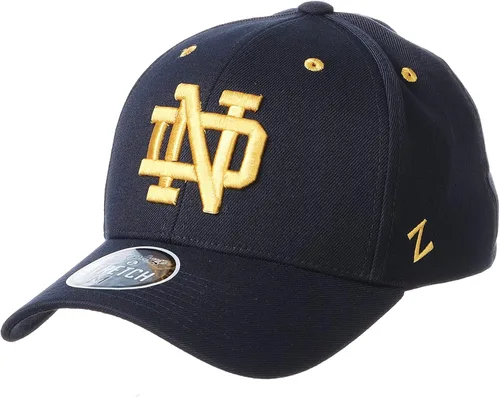 Vista 31 de ZHATS - Sombrero ajustado elástico para hombre de la NCAA, color del