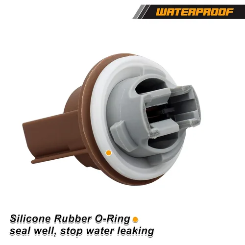 Vista 2 de NDRUSH Señales de giro para señales de estacionamiento, enchufes de luz, conector compatible con Ford Focus Fusion F150 F250 F350 Super Duty Ranger