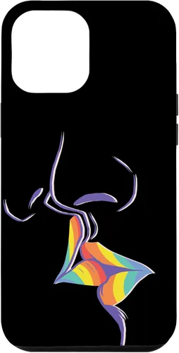 Vista 26 de Funda de regalo LGBT Lesbian Gay Pride LGBTQ Kiss Rainbow para iPhone 17