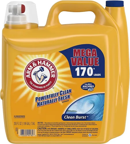 Vista 10 de ARM & HAMMER Detergente para ropa, detergente líquido Clean Burst, botella de 229.5 onzas líquidas
