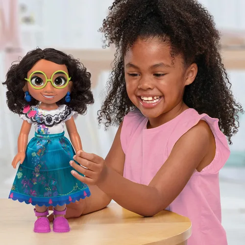 Vista 4 de Disney Encanto Mirabel Doll - Muñeca articulada de moda de 14 pulgadas con gafas y zapatos