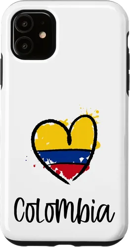 Vista 8 de Colombia Heart Art Cool South America Spanish Colombian Gift Case for iPhone 17