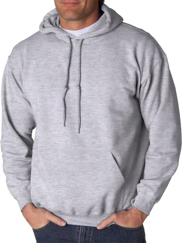 Vista 51 de Gildan - Sudadera con capucha para hombre, mezcla pesada, cordón de ajuste, Rosa de seguridad