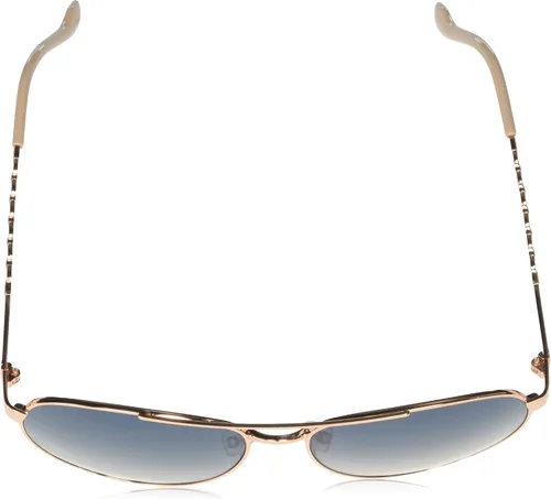 Vista 4 de Jessica Simpson J5999 - Gafas de sol de aviador con clase de metal para mujer con protección Uv400. Regalos glamorosos para ella, 2.323 in, Oro rosa