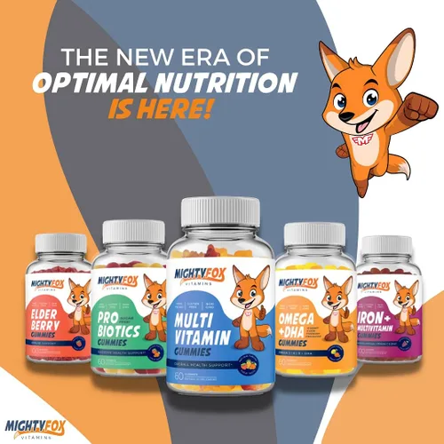 Vista 6 de Gomitas multivitamínicas para niños, sin OMG, sin gluten, veganas multivitamínicas con vitamina C, B3, B5, B6, B12, zinc, 100 unidades, 1 paquete