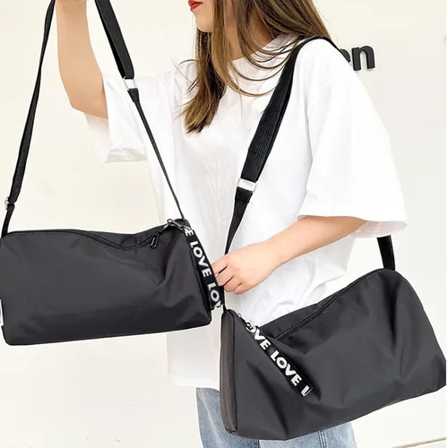 Vista 9 de XJHKG Bolsa de gimnasio Bolsa de entrenamiento de fitness Bolsa de viaje al aire libre Bolsa de lona para hombres Bolsas de natación Deportes Yoga