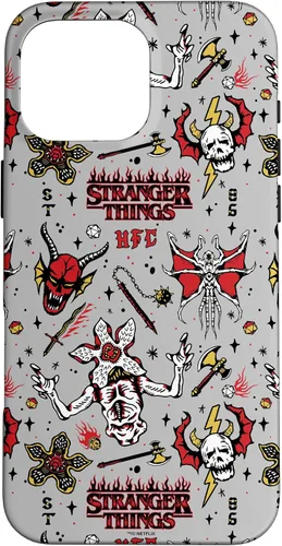 Vista 19 de Stranger Things Demogorgon Hellfire Club - Funda con patrón para iPhone 17