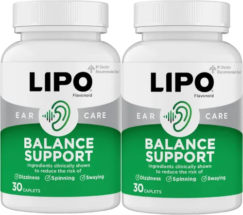 Vista 12 de Lipo-Flavonoid Balance Suplemento de Apoyo - Salud del Oído Interno y Alivio del Vértigo con Ginkgo Biloba, Bioflavonoides y Vitaminas B - Reduce