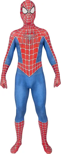 Vista 2 de Lotusuncostume Disfraz de superhéroe de elastano Zentai para adultos, disfraz de cosplay de Halloween