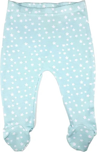 Vista 3 de 123 Bear 100% algodón pantalones de bebé con pies, 100% algodón unisex para niños y niñas