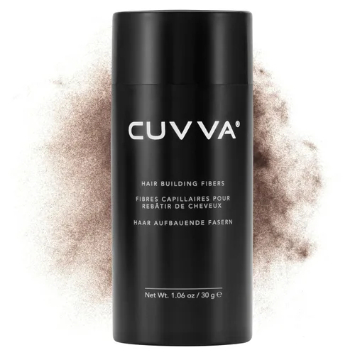 Vista 10 de CUVVA Fibras capilares para adelgazar el cabello, corrector de pérdida de cabello con queratina, cabello más grueso en 15 segundos, botella de 0.87