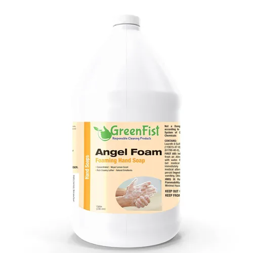 Vista 15 de Recargas de jabón de manos con espuma GreenFist Aroma a Almendra y Cereza Botella de espuma fabricada en EE. UU., 128 onzas (1 galón)