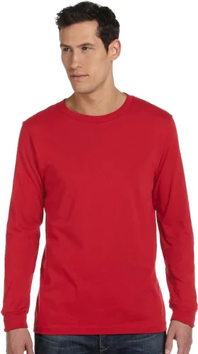 Vista 35 de Canvas Filmore 3501 - Camiseta de 4.2 onzas para hombre manga larga (1) Ceniza + (1) Jaspeado atlético