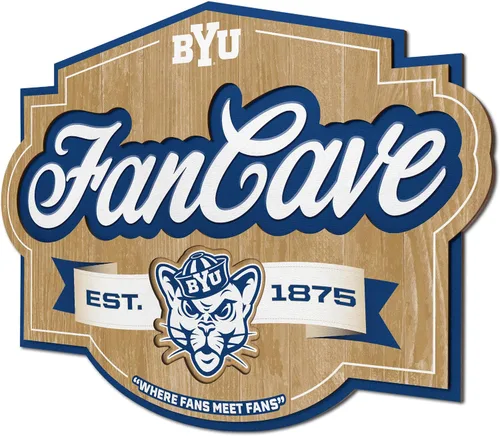 Vista 53 de YouTheFan - Letrero de cueva para fanáticos de la NCAA
