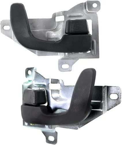 Vista 7 de Para Mitsubishi Eclipse 1995 96 97 98 1999 Manija de puerta interior delantera, lado del conductor negro Con botón de bloqueo de puerta Recorte