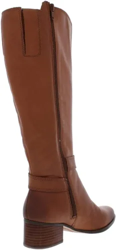 Vista 2 de Naturalizer mujeres danés cuero almendra dedo del pie rodilla alta moda botas