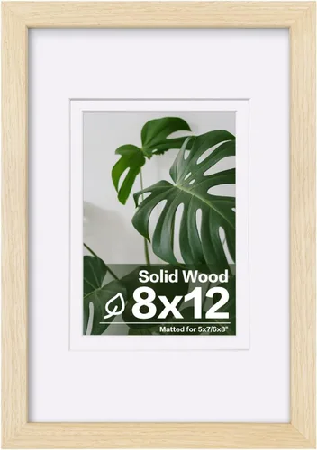 Vista 66 de Egofine - Portarretratos de 4 x 6 pulgadas, de madera maciza con plexiglás, para fotos de 3.5 x 5 con paspartú o de 4 x 6 sin paspartú, para colocar