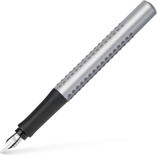 Vista 6 de Faber-Castell Grip 2011 - Bolígrafo de caligrafía, color plateado