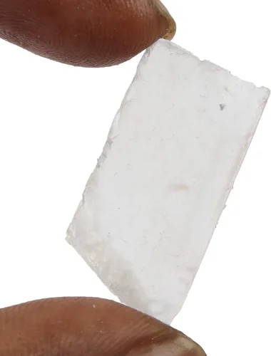 Vista 4 de Gemhub - Cristal curativo de cuarzo blanco natural de 23 quilates translúcido para lapidario, cabbing
