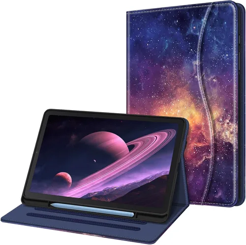 Vista 12 de Fintie Funda para Samsung Galaxy Tab S6 Lite 10.4 Pulgadas 2024/2022/2020 con Soporte para S Pen, Funda Trasera de TPU Blanda con Visor Multiángulo