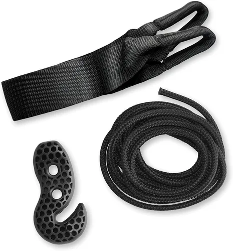 Vista 6 de LA SIESTA TreeMount Black - Juego de suspensión de árbol y poste para sillas de columpio tipo hamaca