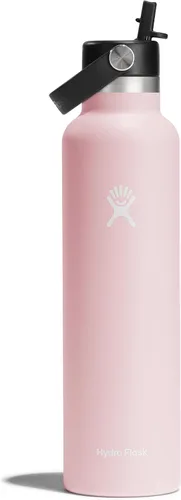 Vista 9 de Hydro Flask - Botella de agua de boca estándar con tapa de popote flexible de 24 onzas, Agave