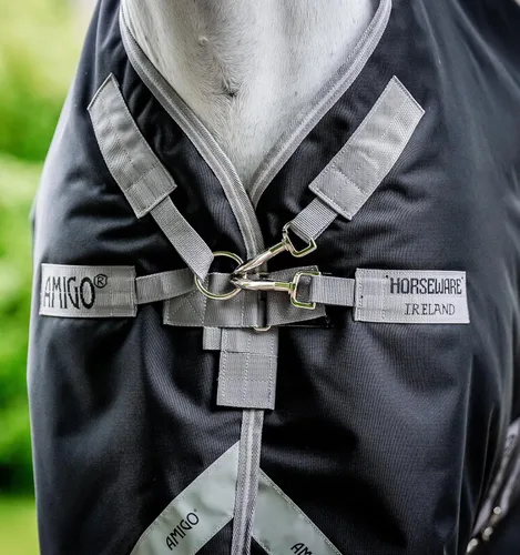 Vista 5 de Amigo® 1200D Plus Turnout 8.82 oz - Negro/Gris Titanio y Plata, 69 pulgadas