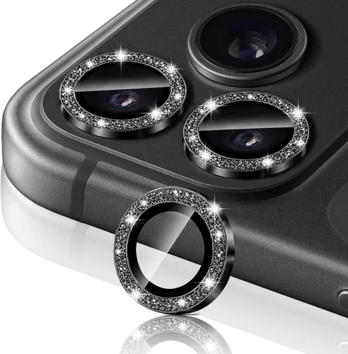 Vista 108 de Compatible con iPhone 13 Pro para iPhone 13 Pro Max, protector de lente de cámara antiarañazos, vidrio templado 9H, protector de cámara de metal a