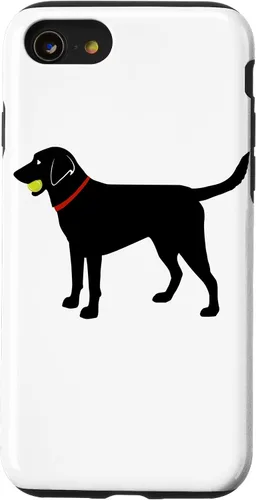 Vista 18 de Labrador Retriever Fetch, Black Lab Play Ball Dog Lover Gift Case for iPhone 17