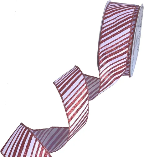 Vista 26 de Cinta patriótica roja, blanca y azul – 4 pulgadas x 10 yardas, 4 de julio, 250 aniversario de Estados Unidos, borde con cable, bandera Bandera