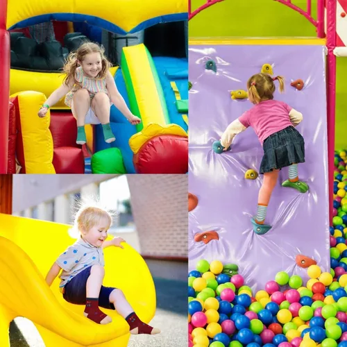 Vista 3 de Calcetines SkiBeaut para niño 12 pares de calcetines antideslizantes para niño calcetines de algodón con adherencia para niños de 1-3 3-5 5-7 años