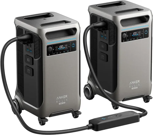 Vista 11 de Anker SOLIX F3800 Power Station con doble concentrador de alimentación y 2