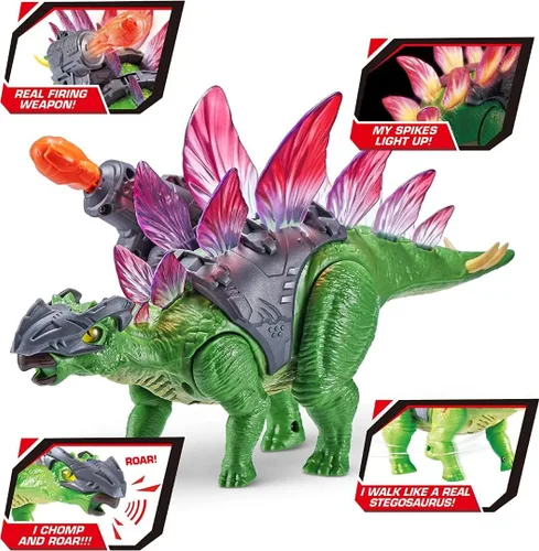 Vista 3 de United Pacific Designs 7131: Zuru Robo Alive Dino Wars Series 1 Stegasaurus