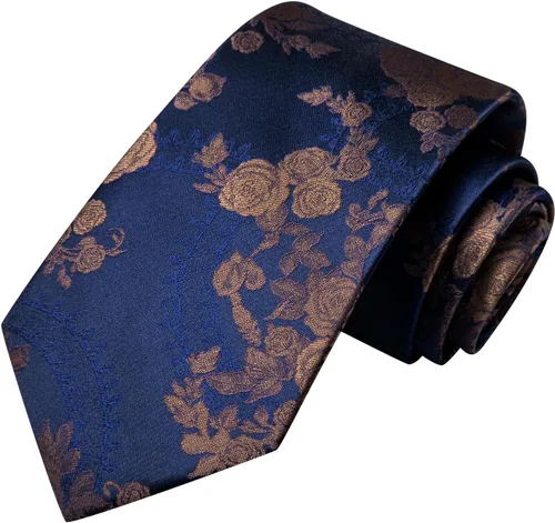 Vista 254 de Hi-Tie Corbatas de seda para hombre, diseño de cachemira a rayas, con bolsillo, gemelos cuadrados, conjunto formal de negocios
