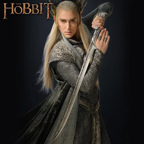 Vista 7 de United Cutlery UC3042 Espada de Thranduil 'The Hobbit' Producto oficial Pantalla de pared de madera Certificado de autenticidad 41 7/8