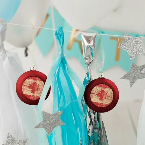 Vista 269 de Boobs Funny Shatterproof Matte Christmas Balls for Tree Wreath Home Decor 1PCS